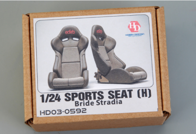 Sports Seats (H) Edirb Stradia (Resin+Decals+PE) 1/24 - Hobby Design