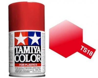 Sprej TS18 Metallic Red - Tamiya