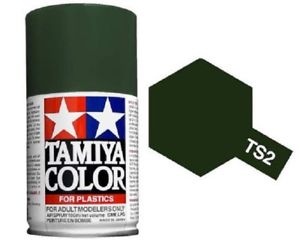 Sprej TS2 Dark Green, Tmavě Zelená - Tamiya