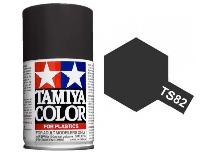 Sprej TS82 Rubber Black - Tamiya