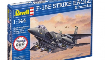 Starter Kit letadlo 73972 - F-15E Strike Eagle & bombs (1:144) - Revell