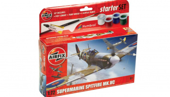 Starter Set letadlo Supermarine Spitfire MkVc (1:72) - Airfix