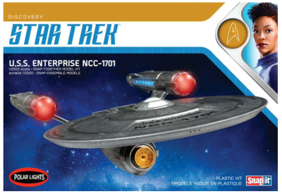 Star Trek Discovery U.S.S. Enterprise NCC-1701 1/2500 - Polar Lights