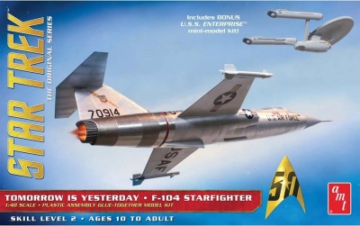 Star Trek The Original Series F-104 Starfighter "Tomorrow is Yesterday" 1/48 -  AMT
