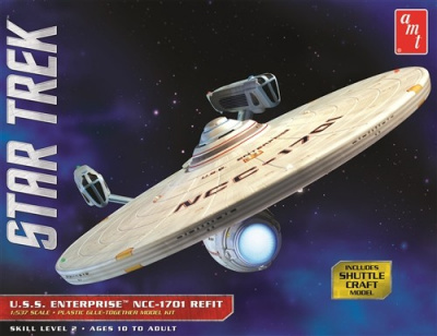 Star Trek USS Enterprise NCC1701 Refit 1/537 - AMT