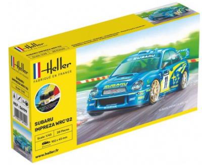 STARTER KIT Impreza WRC'02 1/43 - Heller