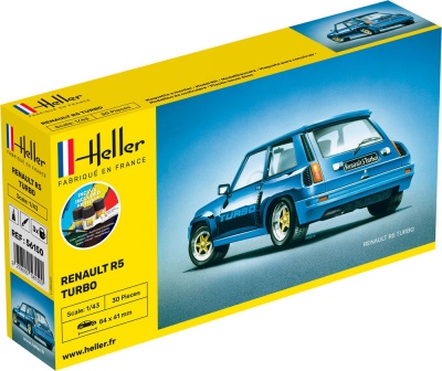 STARTER KIT RENAULT R5 TURBO 1/43 - Heller