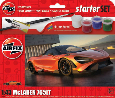 Starter Set auto A55006 - McLaren 765 (1:43) - Airfix