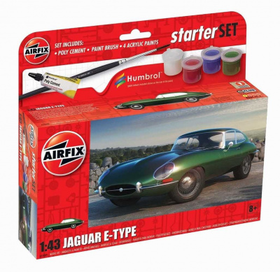 Starter Set auto - Jaguar E-Type (1:43) - Airfix
