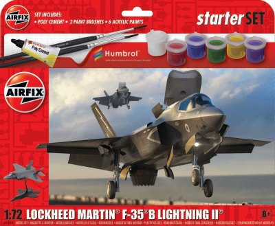 Starter Set letadlo A55010 - Lockheed Martin F-35B Lightning II (1:72)