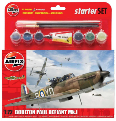 Starter Set letadlo A55213 - Starter Set Boulton Paul Defiant (1:72) - nová forma