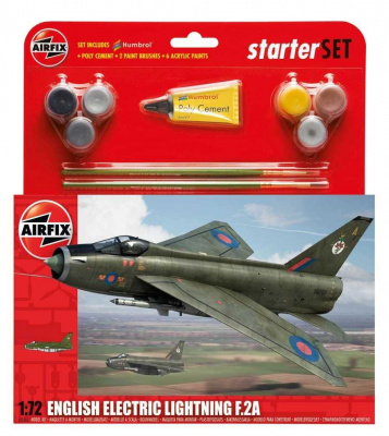 Starter Set letadlo A55305 - English Electric Lightning F2A (1:72)