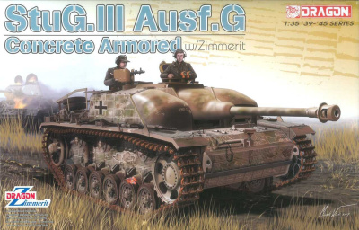 StuG.III Ausf.G Concrete Armored w/Zimmerit (1:35) - Dragon
