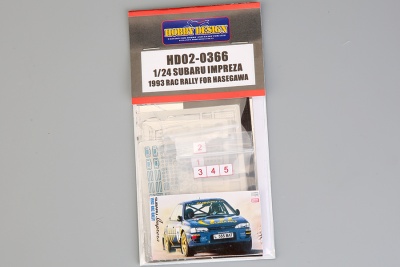 Subaru Impreza 1993 Rac Rally For Hasegawa（PE+Metal parts+Resin）- Hobby Design