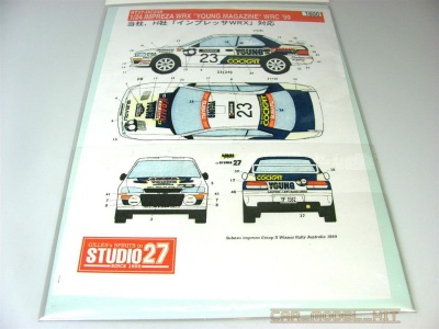 Subaru Impreza Group N "Young Magazine" WRC Australia 1999 - Studio27
