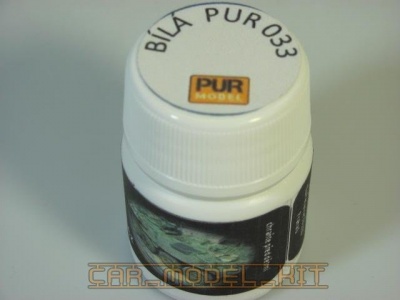 Suché pigmenty - BÍLÁ - Dry pigments - WHITE - PUR MODEL