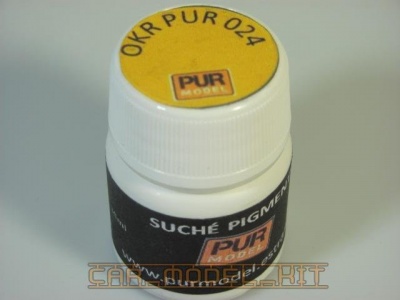 Suché pigmenty - OKR - Dry pigments - OCHER - PUR MODEL