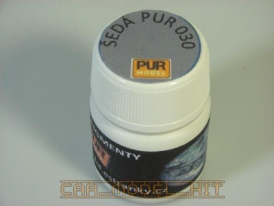 Suché pigmenty - ŠEDÁ - Dry pigments - GRAY - PUR MODEL