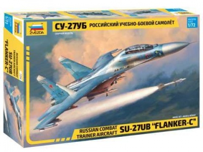 Sukhoi SU-27 UB "Flanker-C" (1:72) Model Kit 7294 - Zvezda