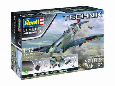 Supermarine Spitfire Mk.Ixc (1:32) Plastic ModelKit TECHNIK letadlo 00457 - Revell