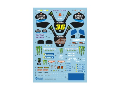 SUZUKI GSX-RR 2022 - 1/12 Decals - Blue Stuff