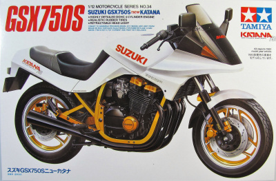 Suzuki GSX750S New Katana (1:12) Model Kit 14034 - Tamiya