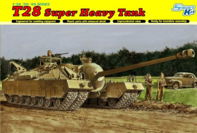 T-28 American Super Heavy Tank 1:35 - Dragon