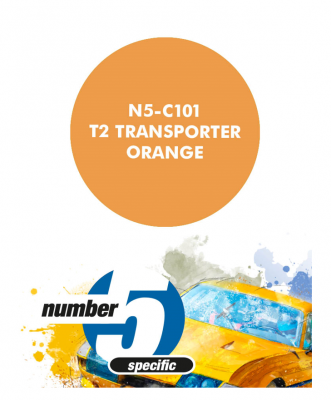 T2 Transporter Orange Paint for Airbrush 30 ml - Number 5