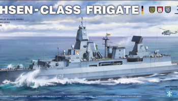 Sachsen-Class Frigate 3 in 1 1:350 - Takom
