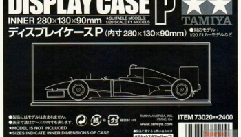 DISPLAY CASE P (280X130X90mm) 1/20 Cars - Tamiya