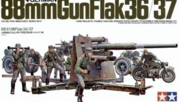 German 88mm Gun Flak36/37  1/35 - Tamiya