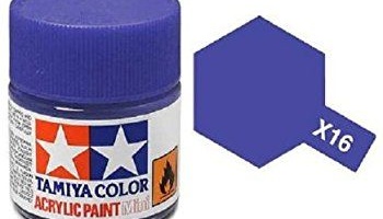 X-16 Purple Acrylic Paint Mini X16 - Tamiya