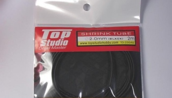 Shrink Tube (Black) 2.0 mm - Top Studio
