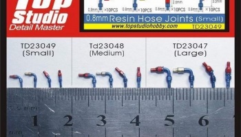 Resin Hose Joints (Small) 0.8mm - Top Studio
