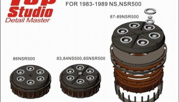 Clutch for 1983-1989 NS, NSR500 - Top Studio