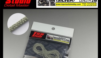 Braided Line Silver 0,8mm - Top Studio