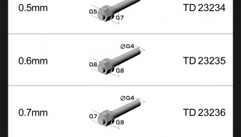 0.6mm Hex Rivets (B) Silvery - Top Studio