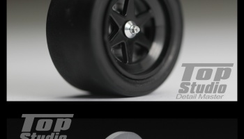 C9 (For T) Wheel Center Lock Nuts 1/24 - Top Studio