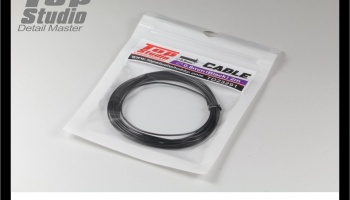 0.8mm Black Cable 2m- Top Studio
