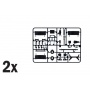 TECNOKAR TRAILER WITH 20' TANK (1:24) Model Kit 3929 - Italeri