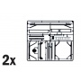 TECNOKAR TRAILER WITH 20' TANK (1:24) Model Kit 3929 - Italeri