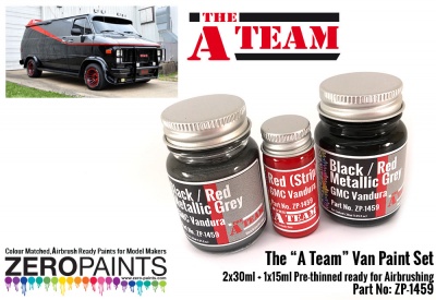 The A Team Paint Set 2x30ml, 1x15ml - Zero Paints