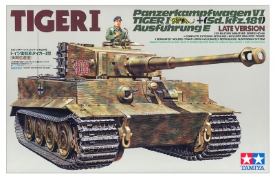 Tiger I Pz.Kpfw.VI Ausf.E Sd.Kfz.181 Late Version 1/35 - Tamiya