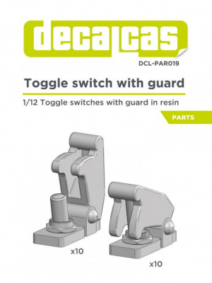 Toggle switch with guard 1/12 - Decalcas