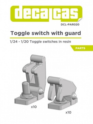 Toggle switch with guard 1/24 - Decalcas