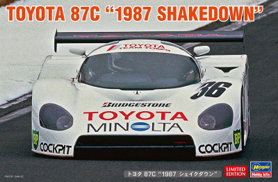 Toyota 87C "1987 Shakedown" - Hasegawa