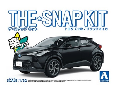 Toyota C-HR Black Mica The Snap Kit 1/32 - Aoshima