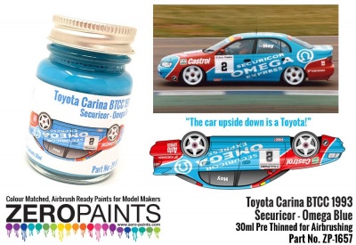 Toyota Carina BTCC 1993 Securicor - Omega Blue - 30ml - Zero Paints