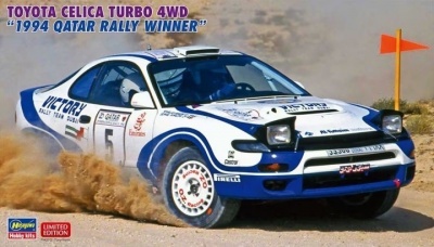 Toyota Celica Turbo 4WD "1994 Qatar Rally Winner" 1/24 - Hasegawa