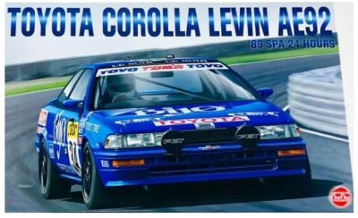 Toyota Corolla Levin AE92 '89 SPA 24Hrs 1:24 - NuNu Models